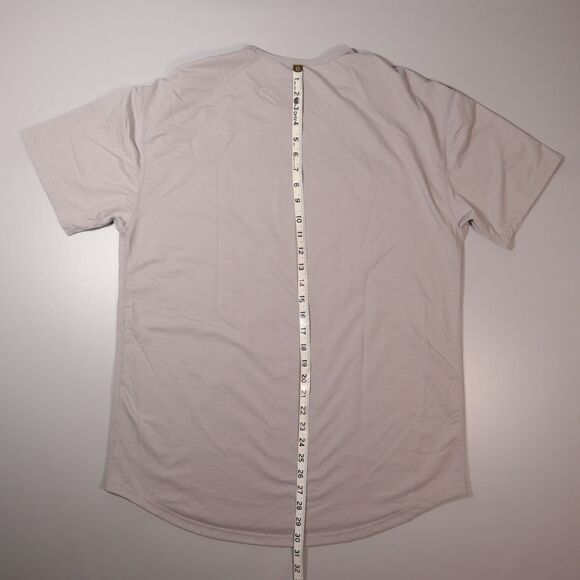BYLT Drop Cut Gray Short Sleeve Tee Blend Mens XL - Picture 7 of 7